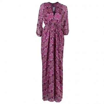 Pre Owned Issa Pink Printed Kaftan Dress S