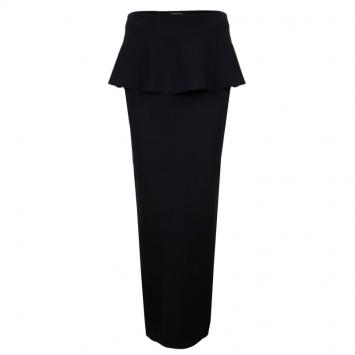 Pre Owned Issa Edith Peplum Maxi Skirt S