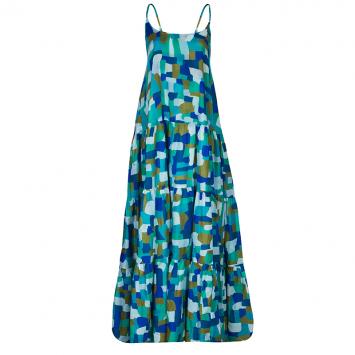Pre Owned Issa Multicolor Maxi Dress M