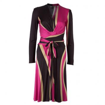 Pre Owned Issa London Pink Tie-Front Dress S