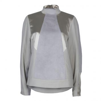 Pre Owned Jason Wu Pastel Grey Wool Top S