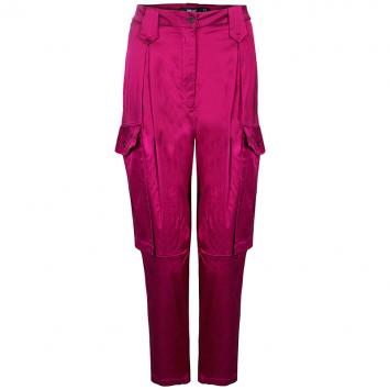Pre Owned Just Cavalli Fuschia Pink Pocket Detail Pants
