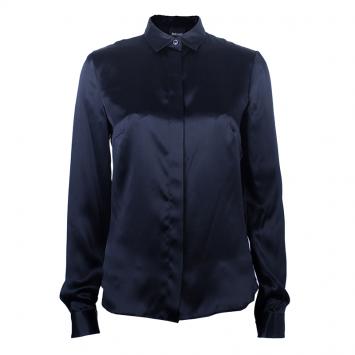 Pre Owned Just Cavalli Black Silk Shirt M