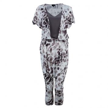 Pre Owned Just Cavalli Kenya Jersey Harem Jumpsuit M