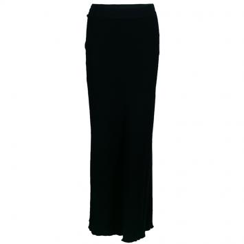 Pre Owned Lanvin Black Maxi Skirt L
