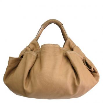 Pre Owned Loewe Beige Leather Nappa Aire Hobo