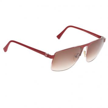 Pre Owned Louis Vuitton Red Knowlton Sunglasses