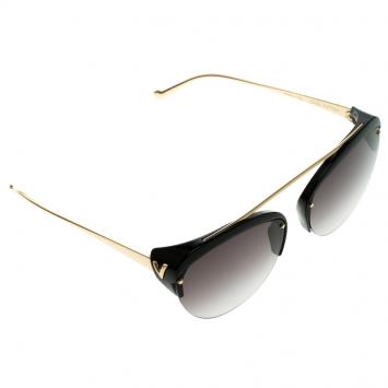Pre Owned Louis Vuitton Black/Gold Z0866U Bumble Bee Sunglasses