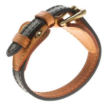Pre Owned Louis Vuitton Theda Monogram Canvas Bracelet