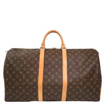 Pre Owned Louis Vuitton Monogram Canvas Keepall 55