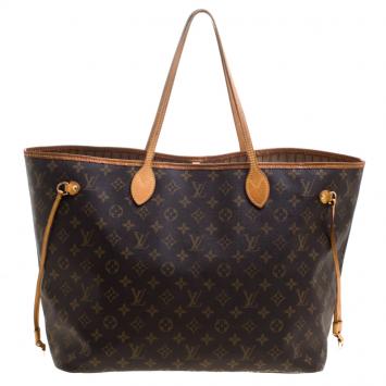 Pre Owned Louis Vuitton Monogram Canvas Neverfull GM Bag