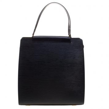 Pre Owned Louis Vuitton Black Epi Leather Figari MM Bag