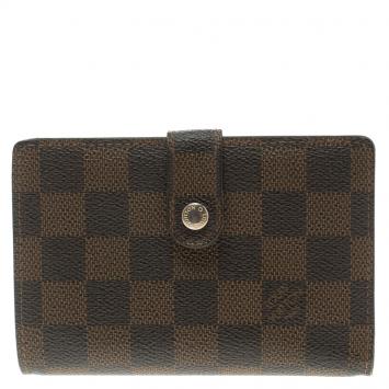 Pre Owned Louis Vuitton Monogram Canvas Port Feuille Vienoise French Purse Wallet