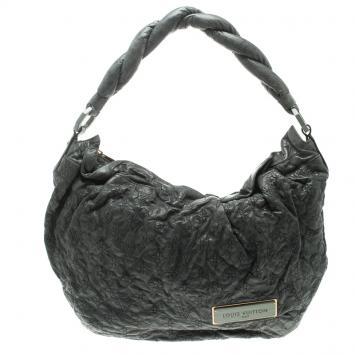 Pre Owned Louis Vuitton Anthracite Monogram Leather Olympe Nimbus GM Bag
