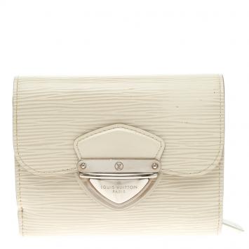 Pre Owned Louis Vuitton Ivory Epi Leather Joey Wallet