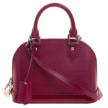 مملوكة مسبقًا Louis Vuitton Fuchsia Epi Leather Alma BB Bag