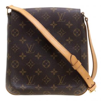 Pre Owned Louis Vuitton Monogram Canvas Musette Salsa Crossbody Bag
