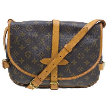 Pre Owned Louis Vuitton Monogram Canvas Saumur Messenger 30 Bag
