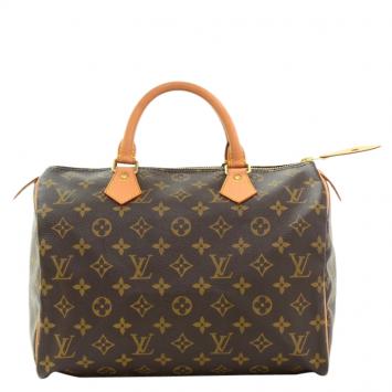 Pre Owned Louis Vuitton Monogram Canvas Speedy 30