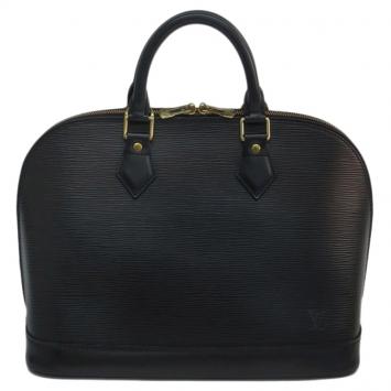 Pre Owned Louis Vuitton Black Epi Leather Alma PM