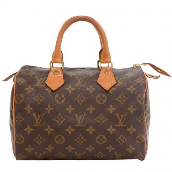 Pre Owned Louis Vuitton Monogram Canvas Speedy 25