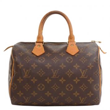Pre Owned Louis Vuitton Monogram Canvas Speedy 25