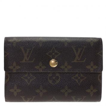 Pre Owned Louis Vuitton Monogram Canvas Alexandra Wallet