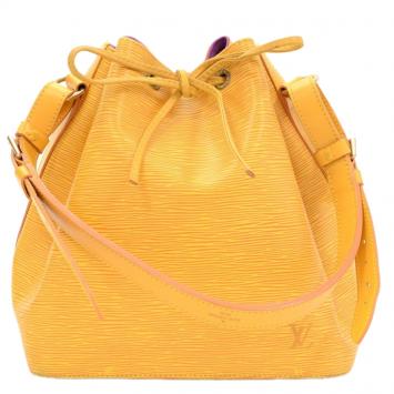 Pre Owned Louis Vuitton Tassil Yellow Epi Leather Petit Noe Bag