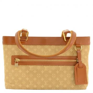 Pre Owned Louis Vuitton Beige Monogram Mini Lin Lucille PM TST Bag