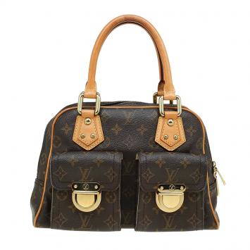Pre Owned Louis Vuitton Monogram Canvas Manhattan PM Bag