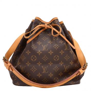 Pre Owned Louis Vuitton Monogram Canvas Petit Noe Bag