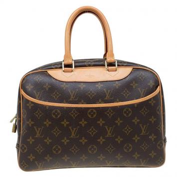 Pre Owned Louis Vuitton Monogram Canvas Deauville Bag