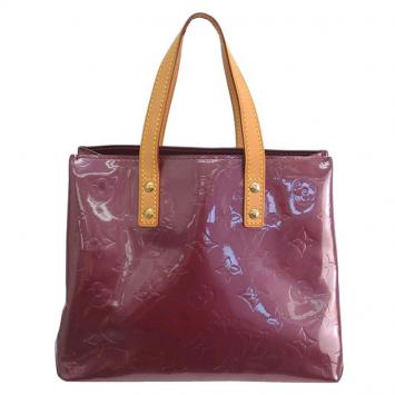 Pre Owned Louis Vuitton Indian Rose Monogram Vernis Reade PM Tote Bag
