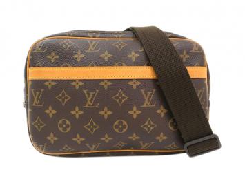 Pre Owned Louis Vuitton Monogram Canvas Reporter PM Bag