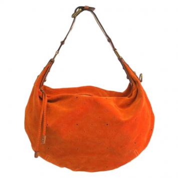 Pre Owned Louis Vuitton Orange Monogram Leather Limited Edition Onatah GM Bag