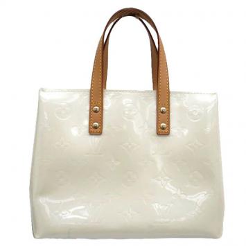 Pre Owned Louis Vuitton White Monogram Vernis Reade PM