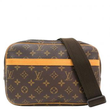 Pre Owned Louis Vuitton Monogram Canvas Reporter PM Bag