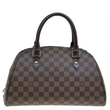 Pre Owned Louis Vuitton Damier Ebene Canvas Ribera MM Bag