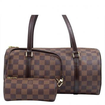 Pre Owned Louis Vuitton Damier Ebene Canvas Papillon 30 Bag