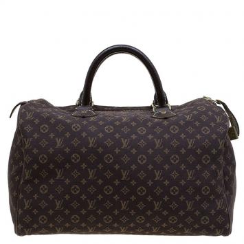 مملوكة مسبقًا Louis Vuitton Fusain Monogram Idylle Speedy 30 Bag