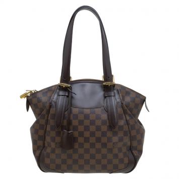 Pre Owned Louis Vuitton Damier Ebene Canvas Verona MM Bag