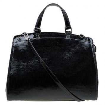 Pre Owned Louis Vuitton Black Electric Epi Leather Brea GM Bag