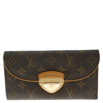 Pre Owned Louis Vuitton Monogram Canvas Eugenie Wallet