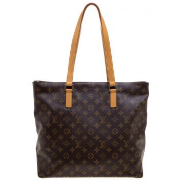 Pre Owned Louis Vuitton Monogram Canvas Cabas Mezzo Bag