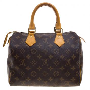 Pre Owned Louis Vuitton Monogram Canvas Speedy 25