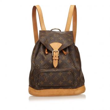 Pre Owned Louis Vuitton Monogram Montsouris Backpack MM