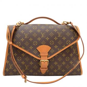 Pre Owned Louis Vuitton Monogram Canvas Beverly Briefcase GM