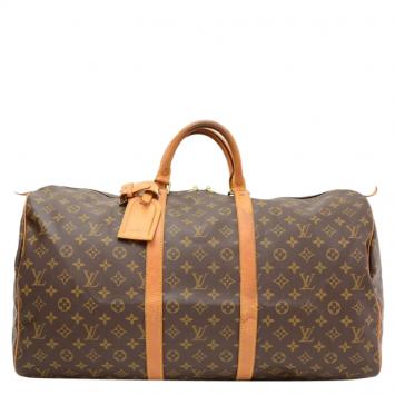 Pre Owned Louis Vuitton Monogram Canvas Keepall 55