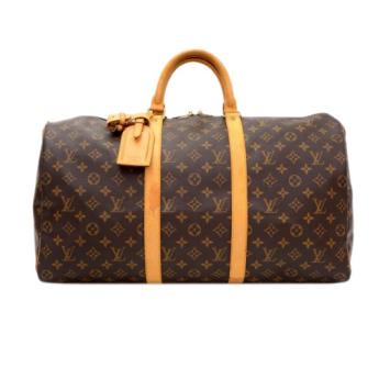 مملوكة مسبقًا Louis Vuitton Monogram Canvas Keepall 50