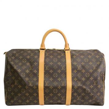 مملوكة مسبقًا Louis Vuitton Monogram Canvas Keepall 50